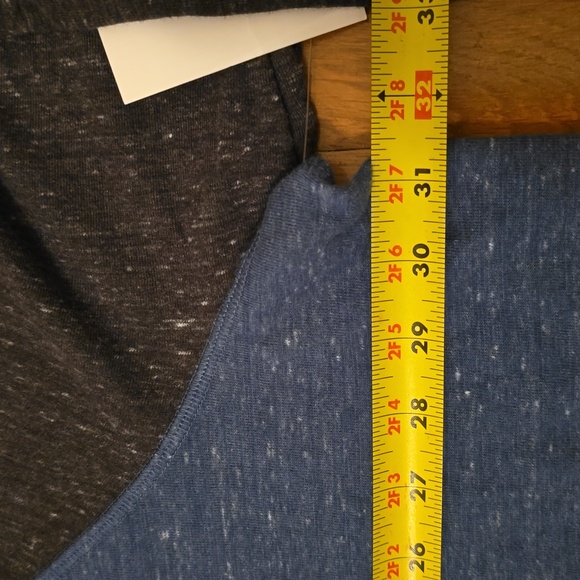 SONOMA BRAND MEN'S BIG AND TALL SOFT CREWNECK BLUE AND GRAY SHIRT SIZE 4XB - Picture 8 of 13